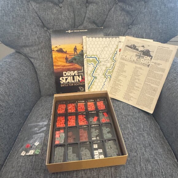 Drive on Stalingrad: Battle for Southern Russia Game (opened, sorted) - Picture 7 of 11